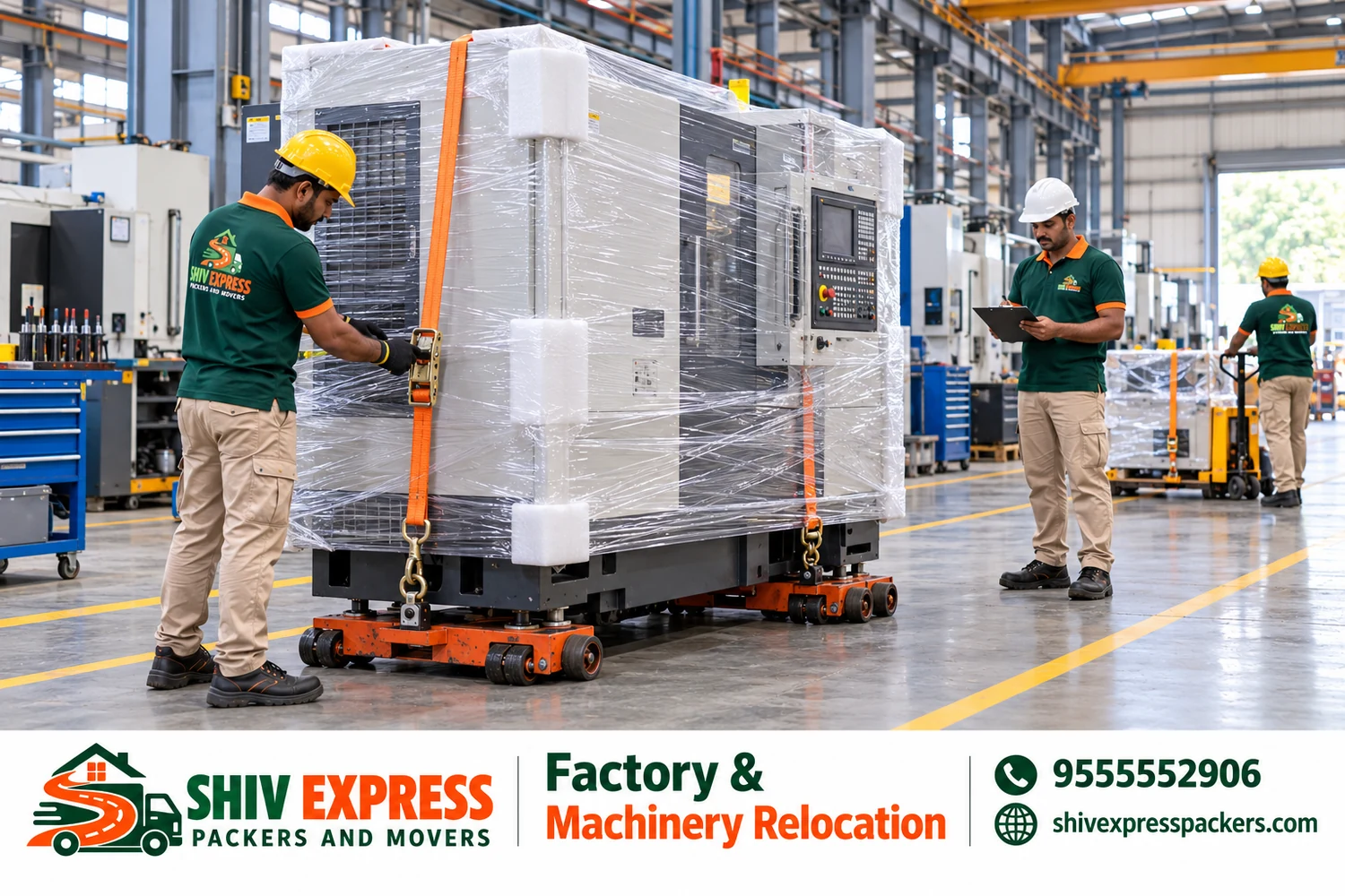 Factory and Machinery Relocation with Shiv Express