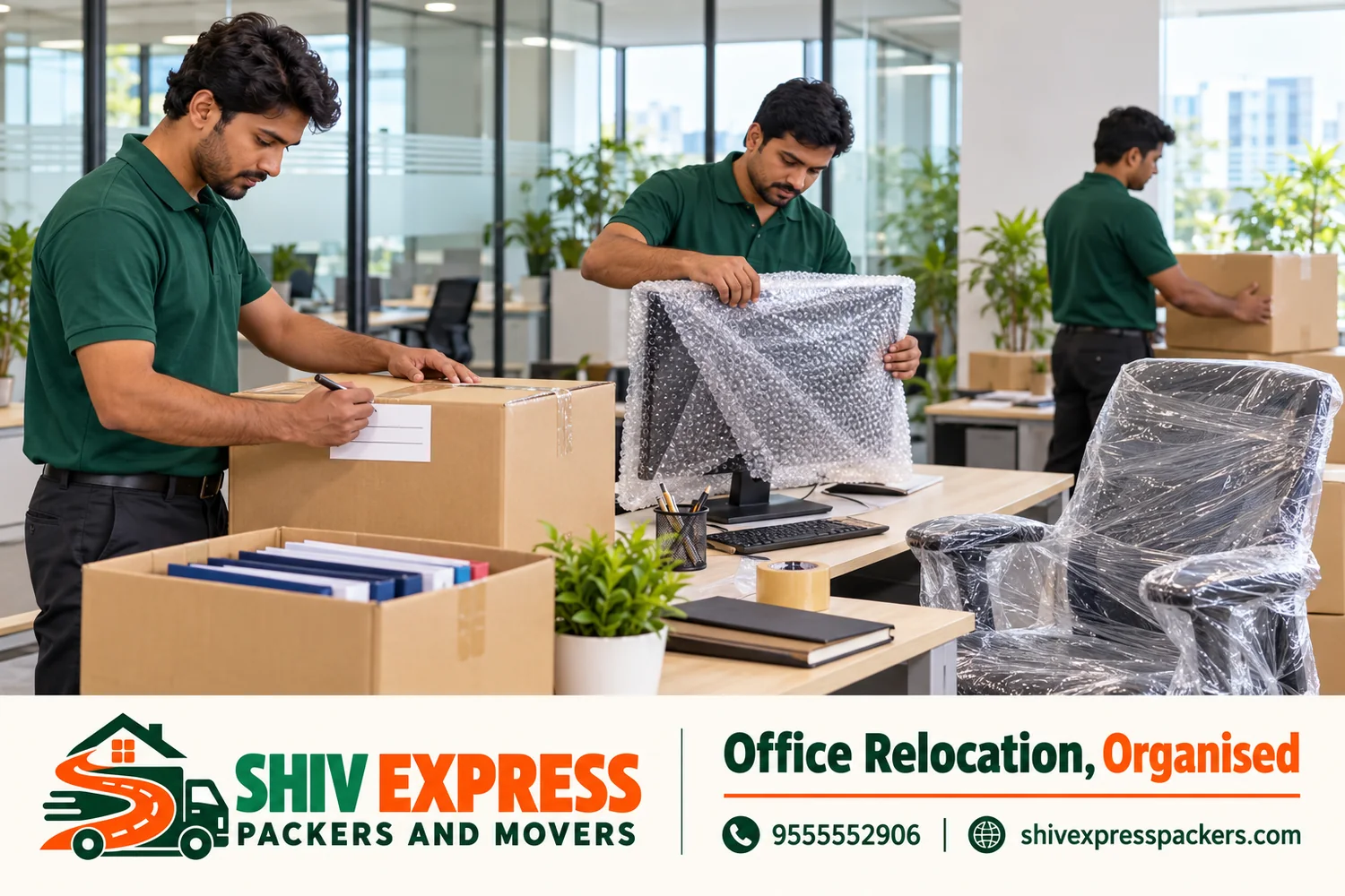 Office Shifting with Shiv Express