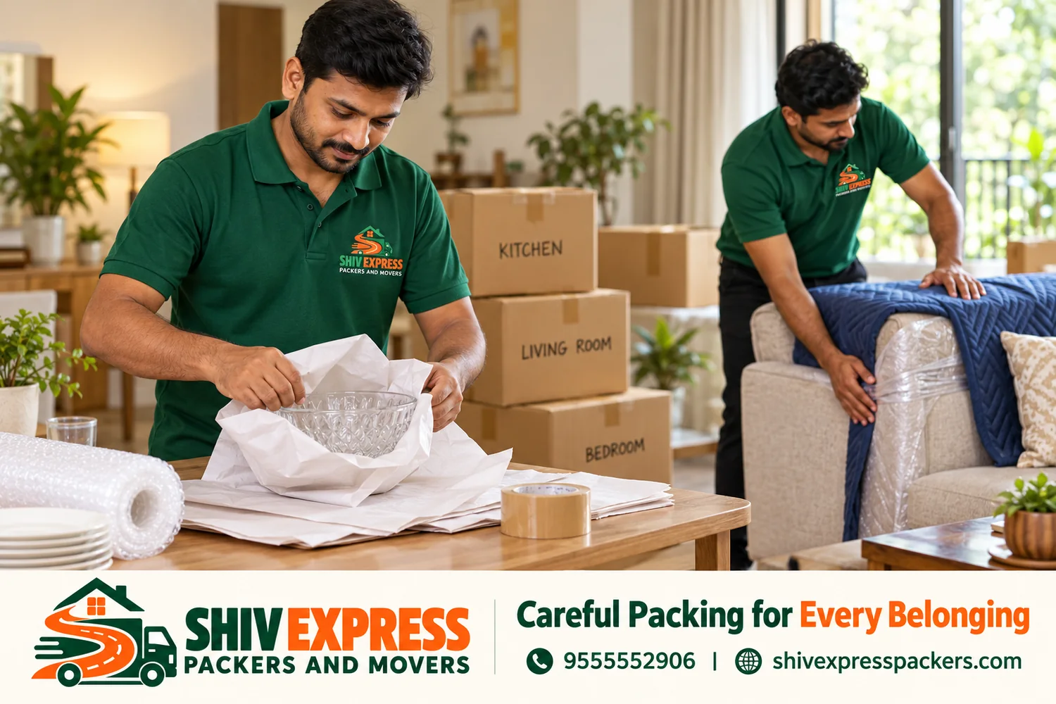 Packing and Unpacking with Shiv Express